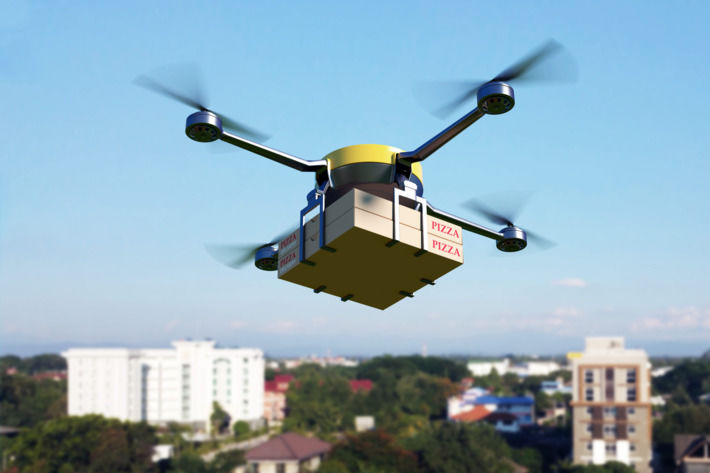 food delivery drones
